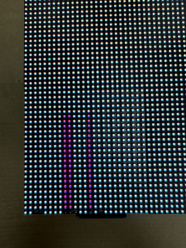 Absen P2.5: неисправность контроллера, пайка светодиодов LED-модуля